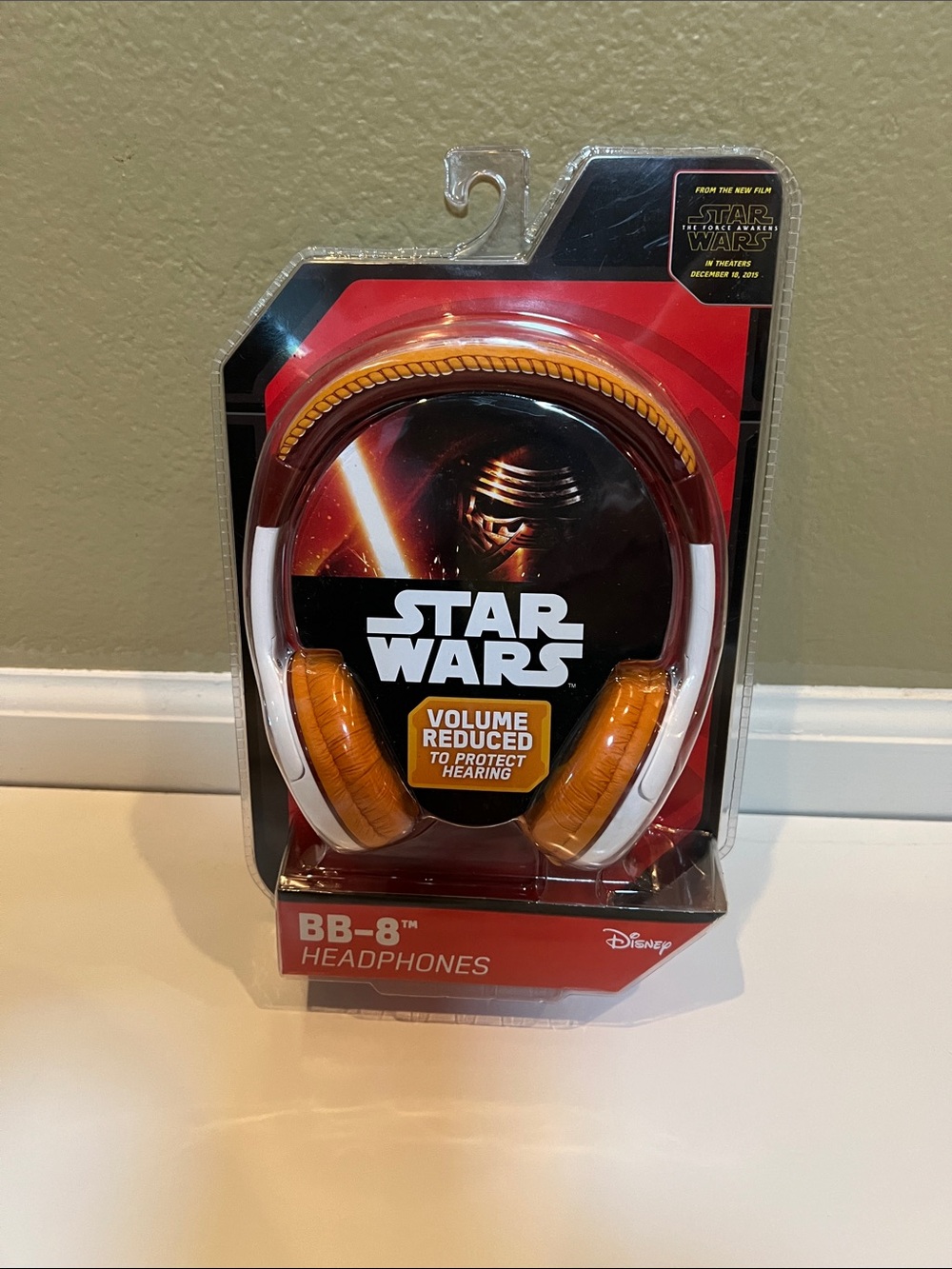 Star Wars BB-8 Kids On-Ear Headphones — Orange & White